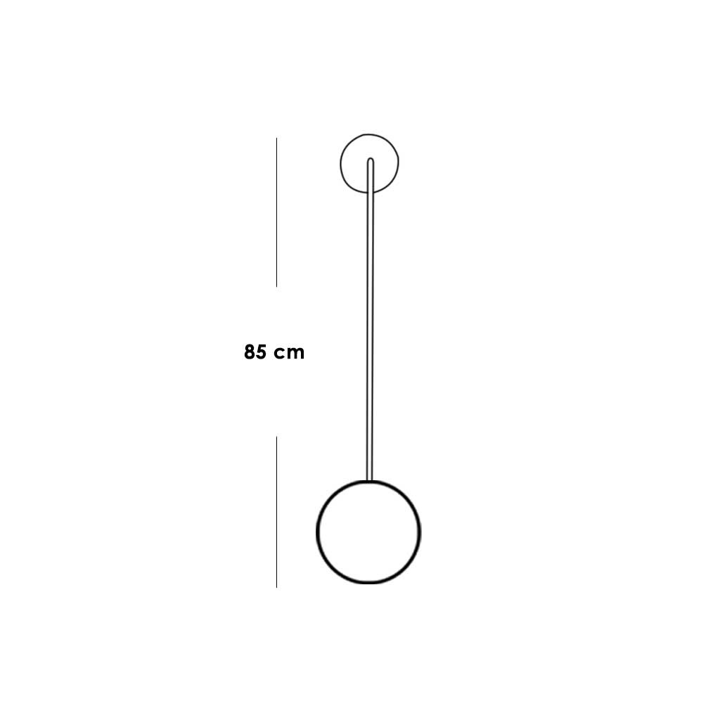 مصباح سقف 20x85x20 سم - ذهبي - OL.ON-6732 - Image 2