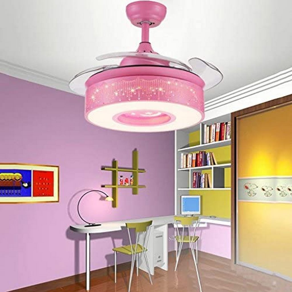نجفة بمروحة 80×55 سم - روز - OL.ON.ON-6802 - Image 3