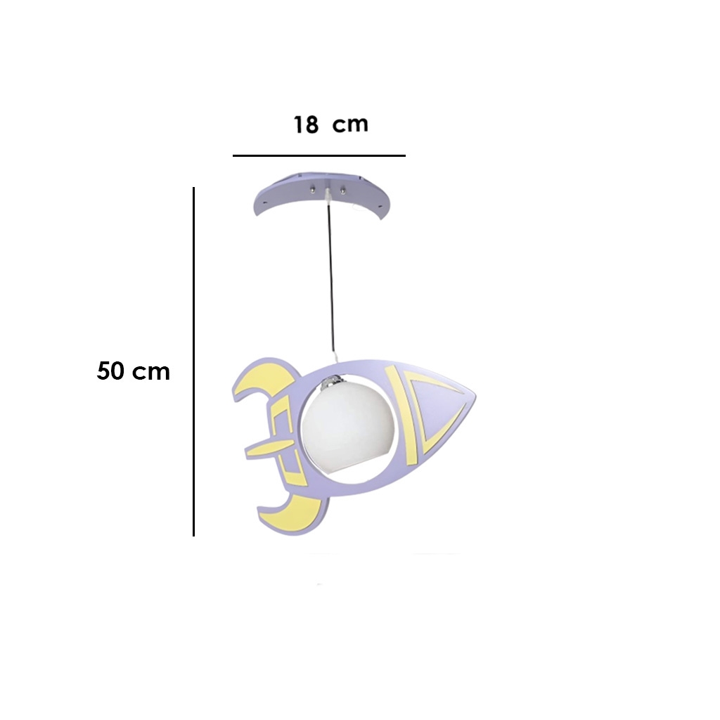 نجفة 50x18 سم من اونلايت OL.ON-6663 - متعدد الألوان - Image 2