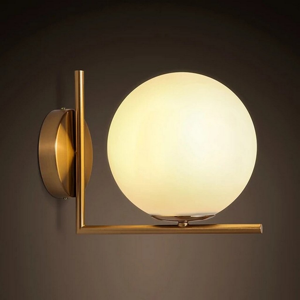 مصباح حائط 25x22 سم - ذهبي - OL.ON-6733