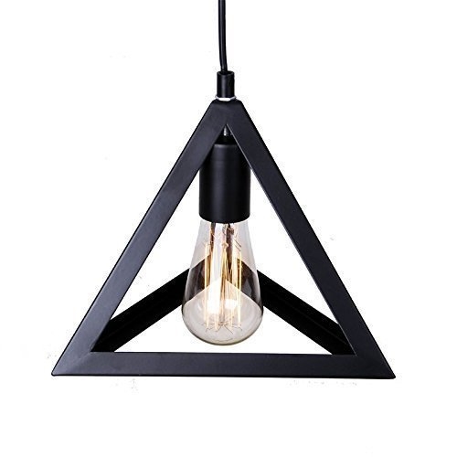 Metal Pendant Light, 1 Bulb, 20×20 Cm - Black - Image 2
