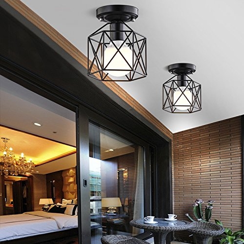 Metal Modern Ceiling Pendant Set, 4 pieces, 80×30 cm, C201 - Black - Image 3