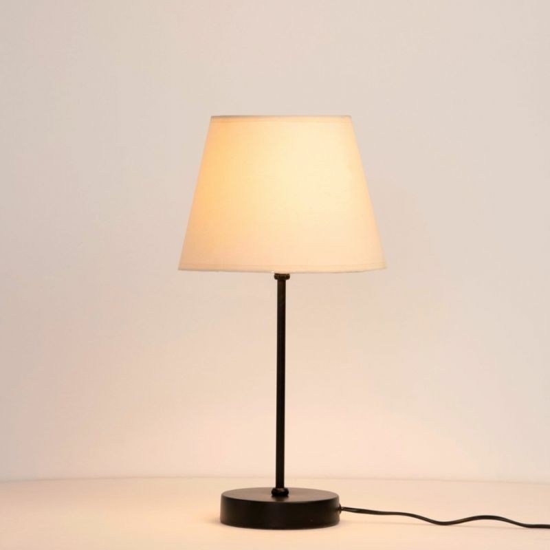 اباجورة مكتب مودرن معدن، 1 لمبة، 45×25 سم، C100 - بيج