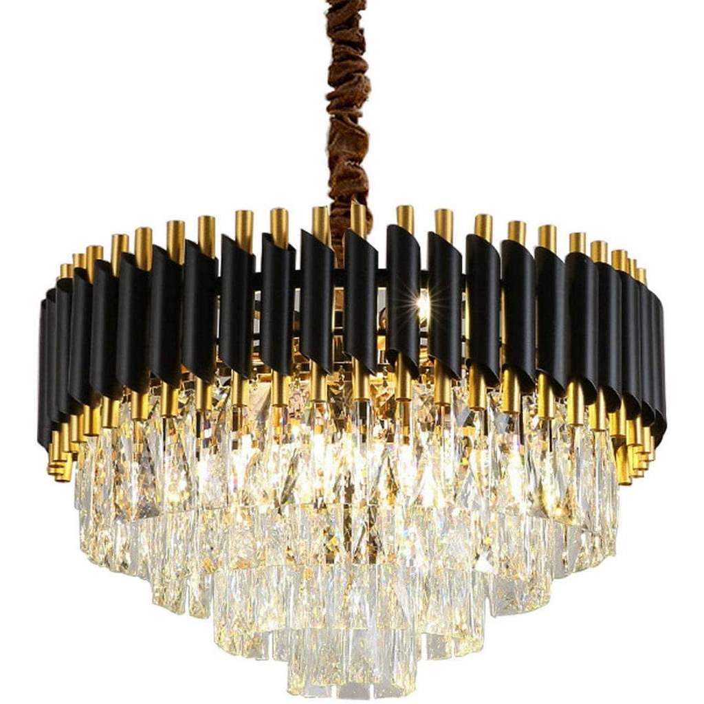 ⁦نجفة 70×60 سم - أسود وذهبي - OL.ON.ON-6693-2B⁩ - الصورة ⁦4⁩