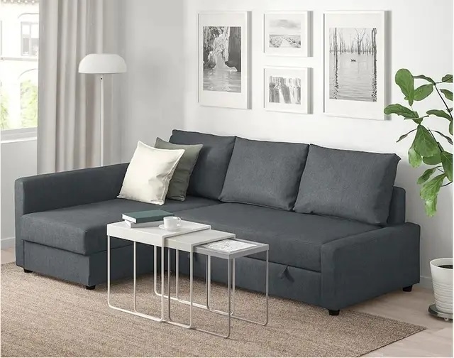 ركنة مودرن خشب زان، قماش هامر قطيفة، 70×140×280×85 سم - رمادى