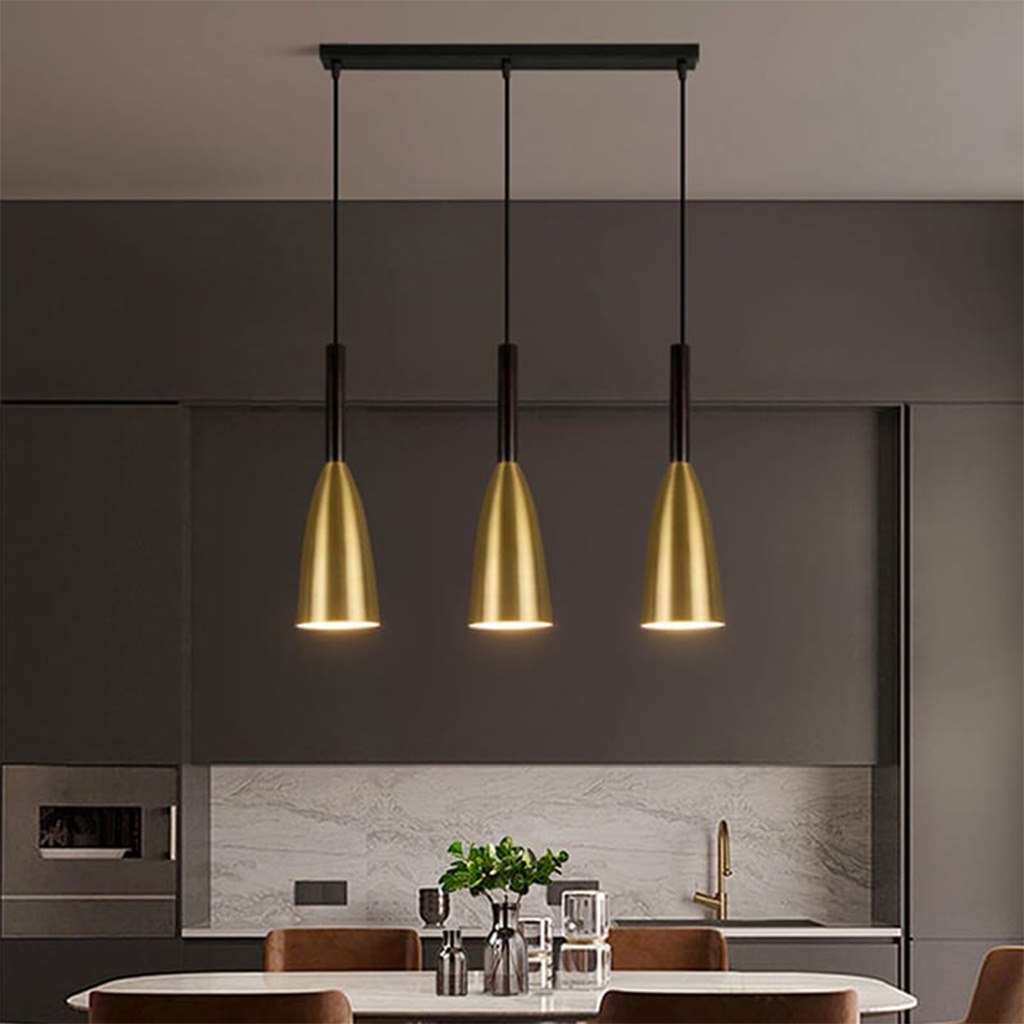 مصباح سقف 80x80x60 سم من OL.ON-6678 - ذهبي وأسود