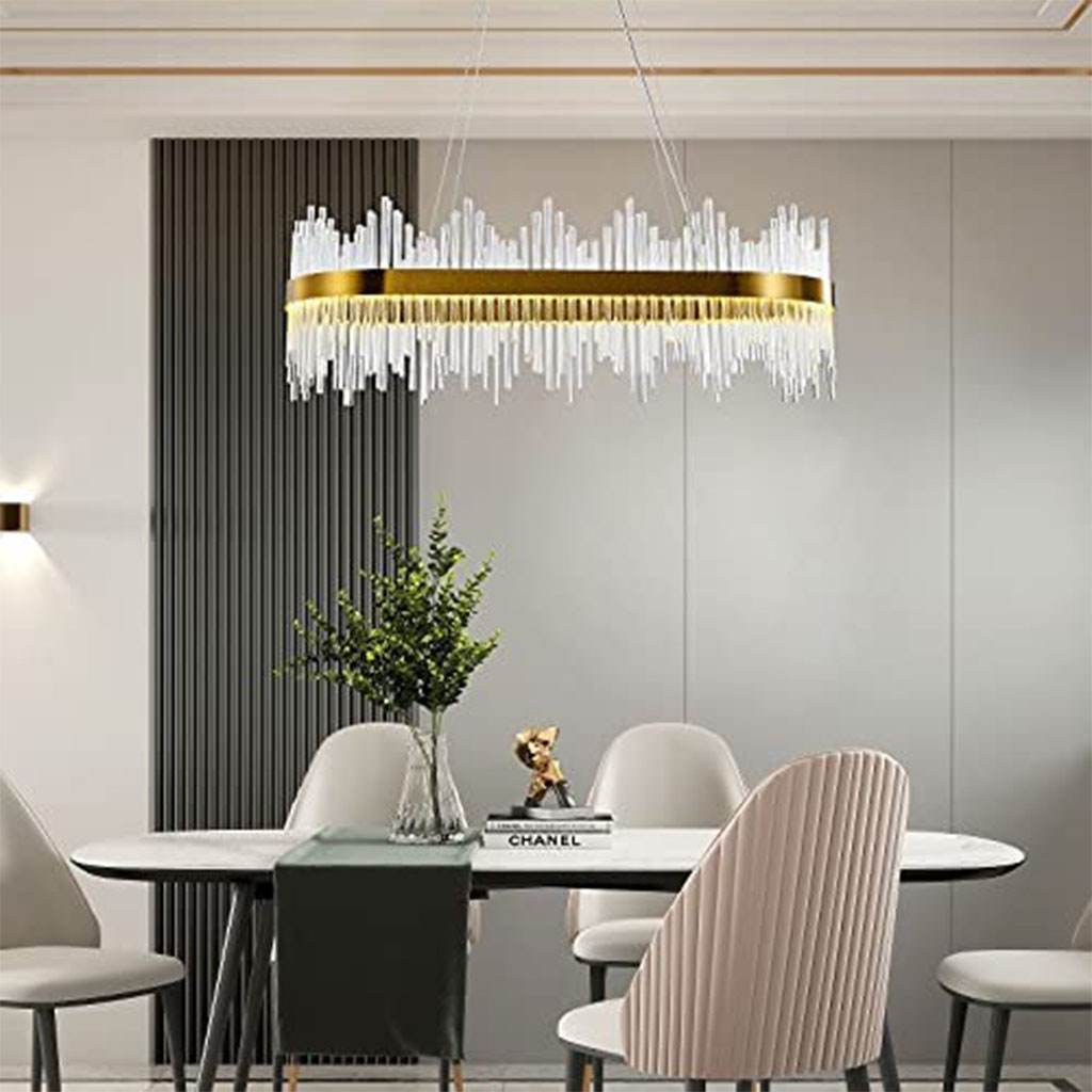 نجفة كريستال 70×80×35 سم من OL.ON-6689 - ذهبي