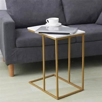 ترابيزه جانبيه معدن، 62×45×30 سم - ذهبى