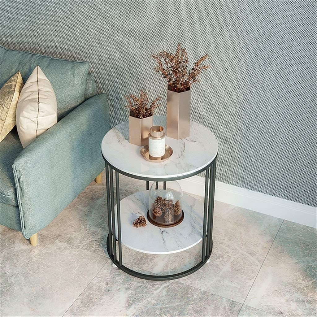 Metal Side Tables, 55×50×50 - Black - Image 2