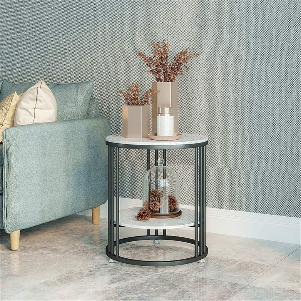 Metal Side Tables, 55×50×50 - Black - Image 5