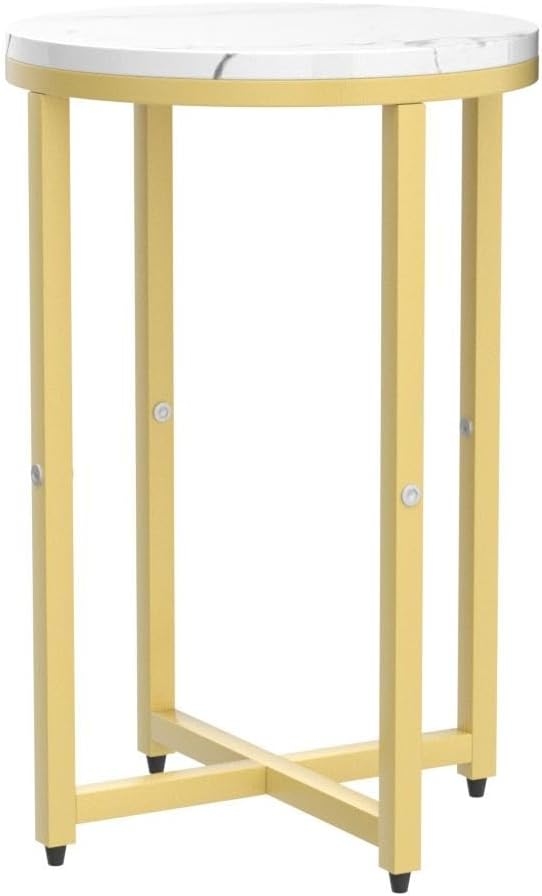 Metal Side Tables, 62×40×40 - Golden - Image 4