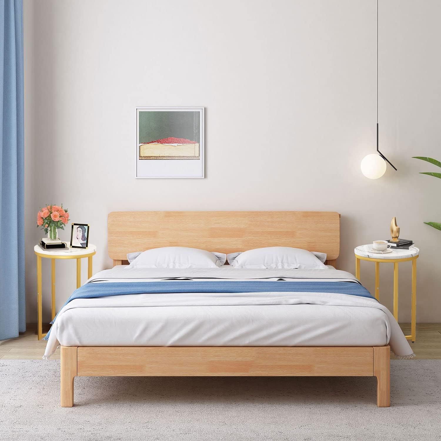 Metal Side Tables, 62×40×40 - Golden - Image 6