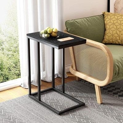 Metal Side Tables, 62×45×30 - Black - Image 3